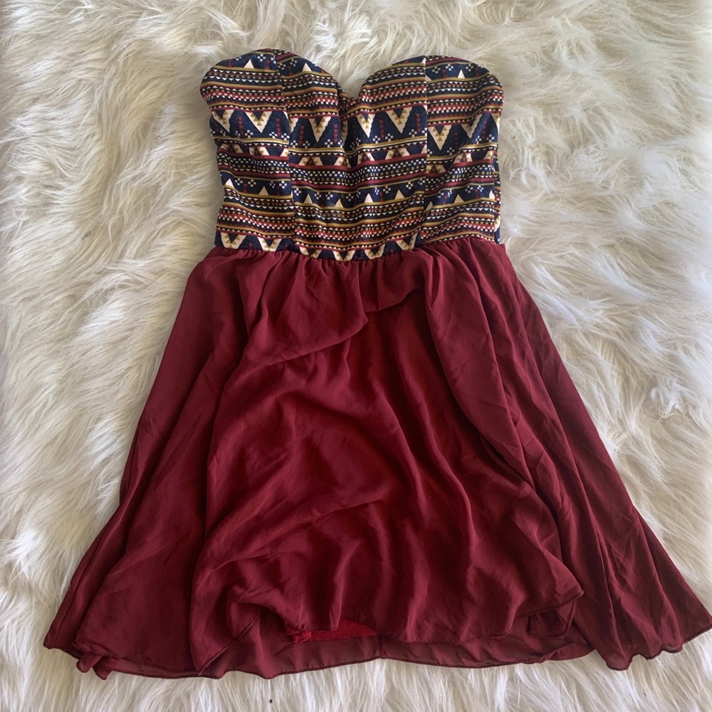 Cute Strapless Mini Dress
